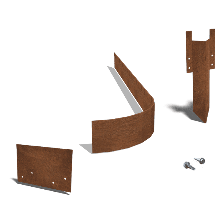 Corteni terasest muruääris tasandatud FLEX 13 cm komplekt 15 meetri kohta