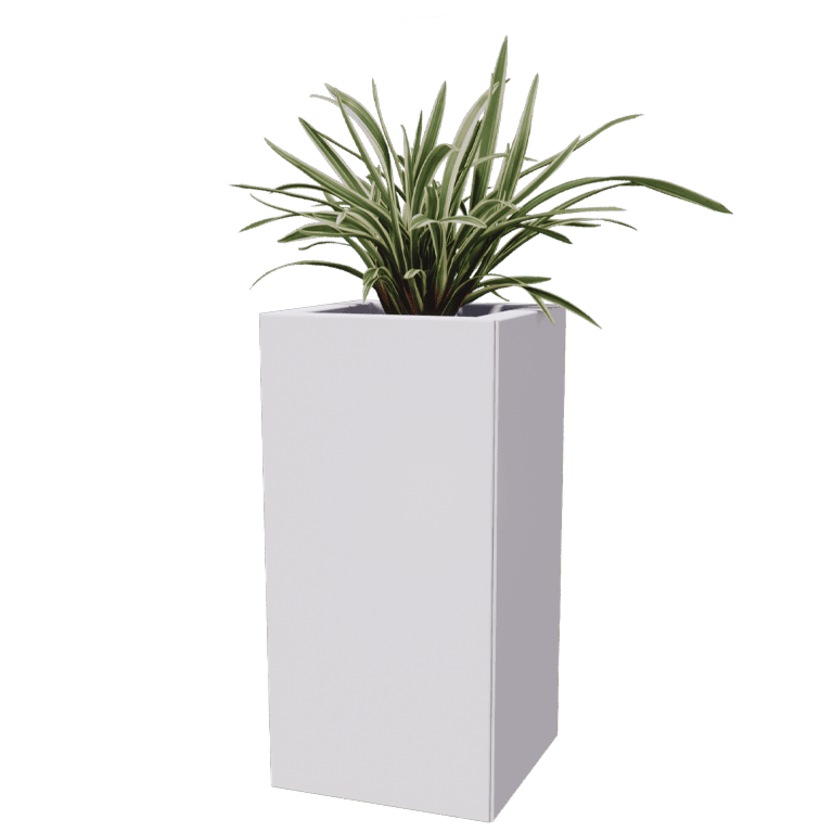 Pulbervärvitud terasest lillekast Miami 30 x 30 cm