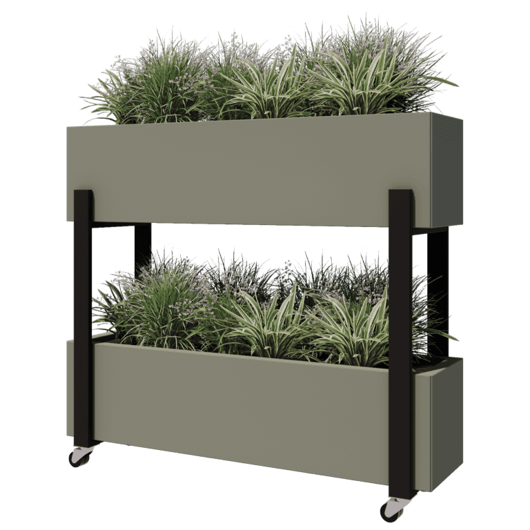 Must lillekast vertikaalne 80 cm