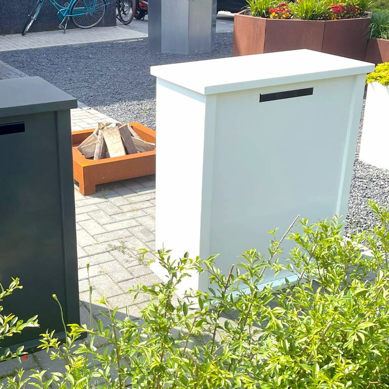 Pulbervärvitud terasest postkast Arizona tüüp L