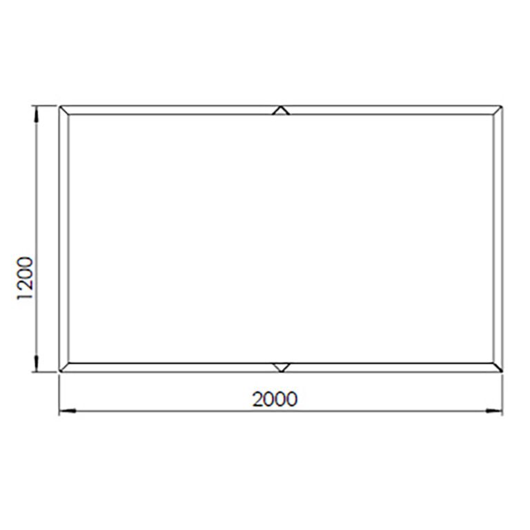 Corteni terasest lillekast Texas xxl 200 x 120 cm