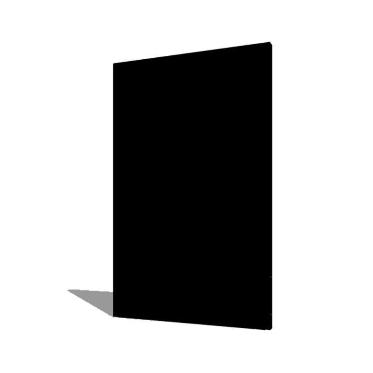 Pulbervärvitud terasest paneel alus 120 x 6 x 190 cm