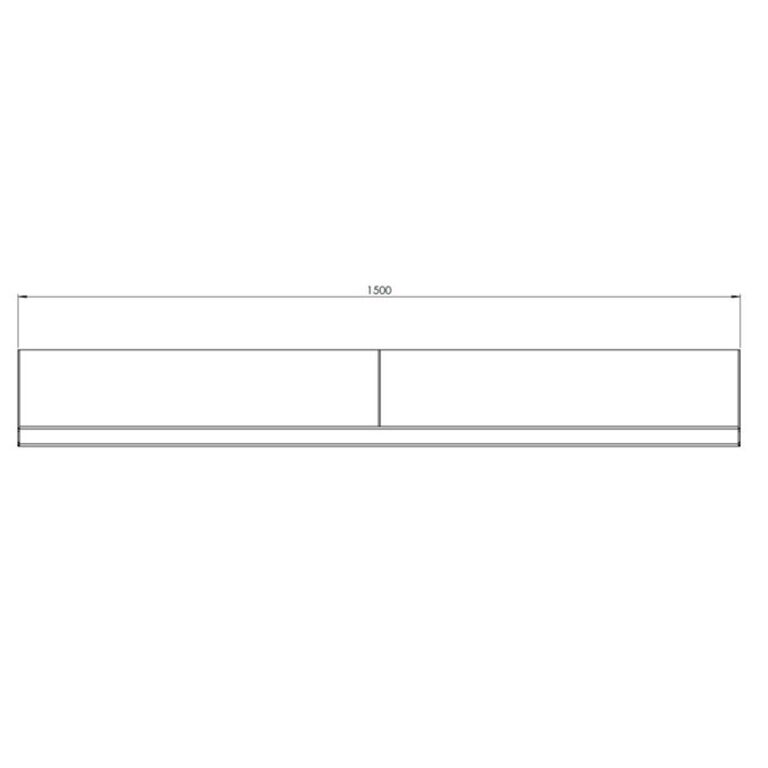 Corteni terasest tugisein sirge 150 cm (kõrgus 40 cm)