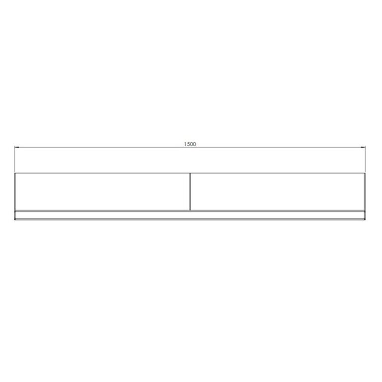 Corteni terasest tugisein sirge 150 cm (kõrgus 30 cm)