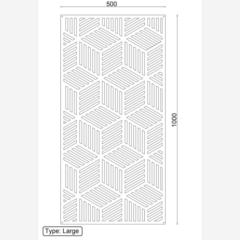 Corteni terasest seinadekoratsioonid Geomeetrilised kujundid 1.0 *OP=OP