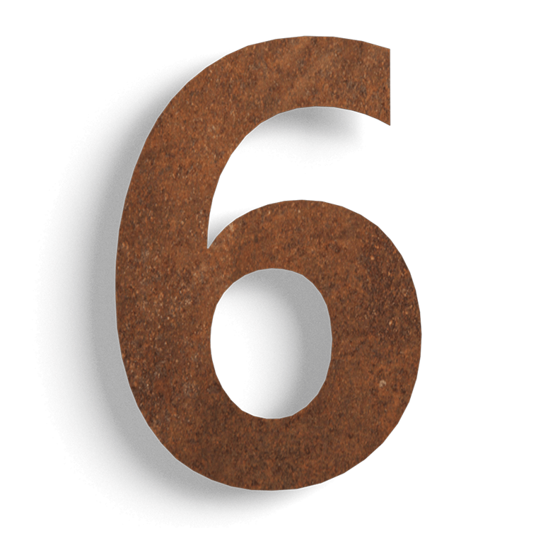 majanumber Corten teras (plaat) 6 - 15 cm
