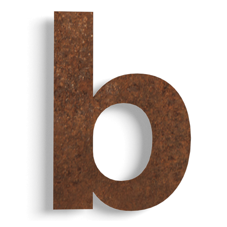 majanumber Corten teras (plaat) b - 15 cm