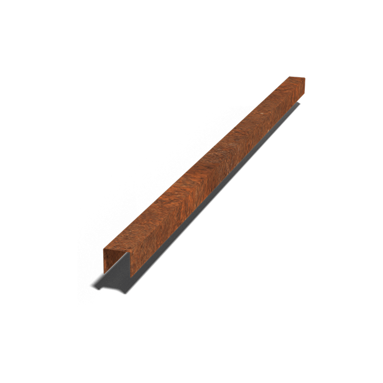Corten-terasest U-profiil 5 x 6 x 5 cm (pikkus 150 cm)
