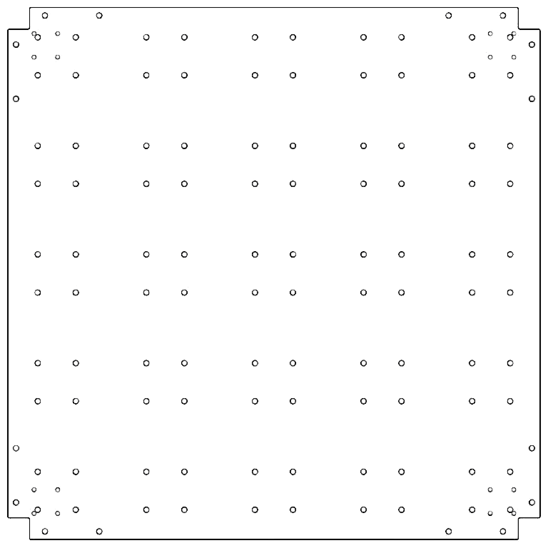 alusplaat Tsingitud teras 100 x 100 cm