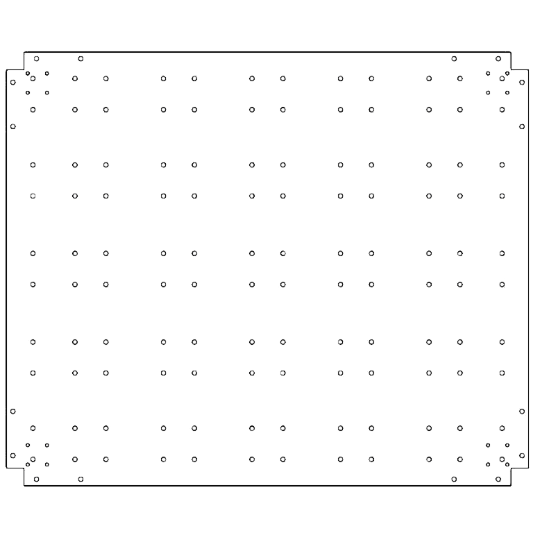 alusplaat Tsingitud teras 100 x 120 cm