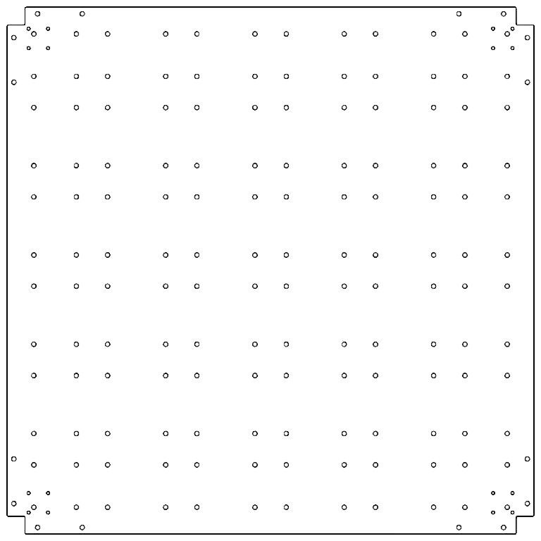 alusplaat Tsingitud teras 120 x 120 cm