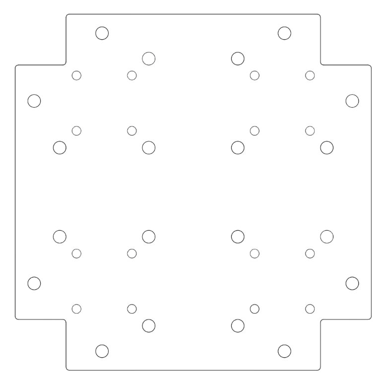 alusplaat Tsingitud teras 30 x 30 cm