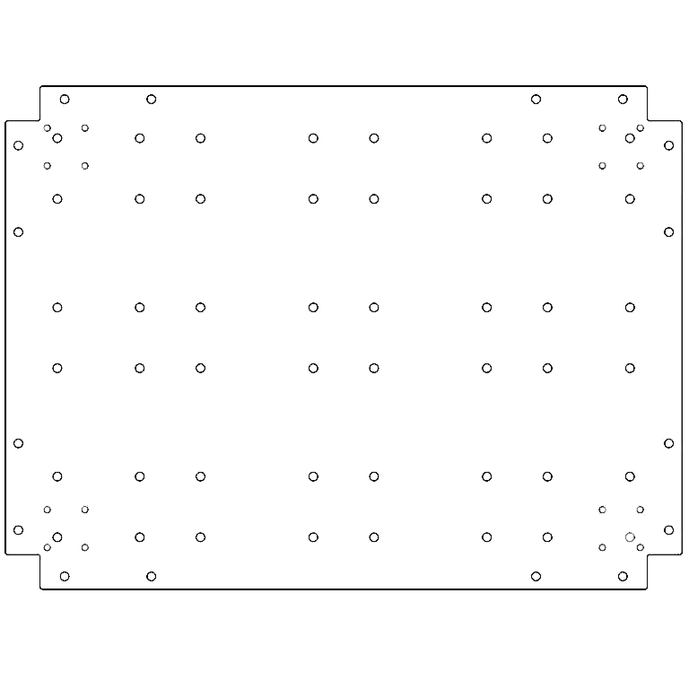 alusplaat Tsingitud teras 60 x 80 cm