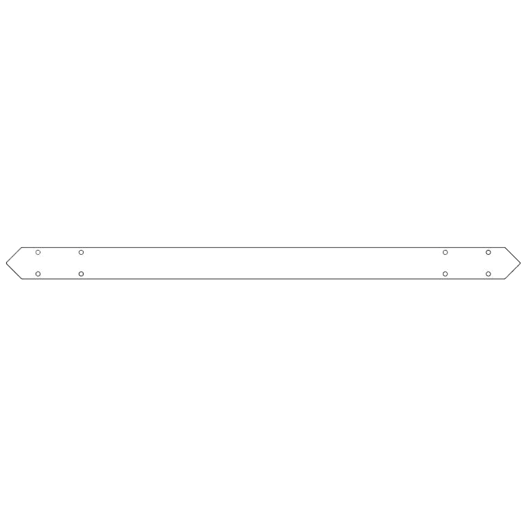 alusplaadi ühendus Tsingitud teras 120 cm