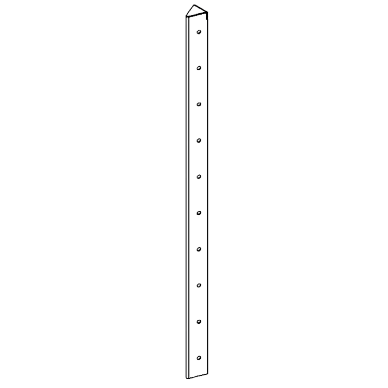 nurgaelement Corten teras 45° 100 cm