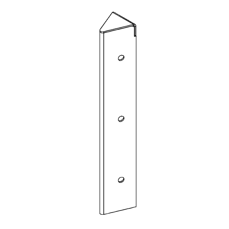 nurgaelement Corten teras 45° 30 cm