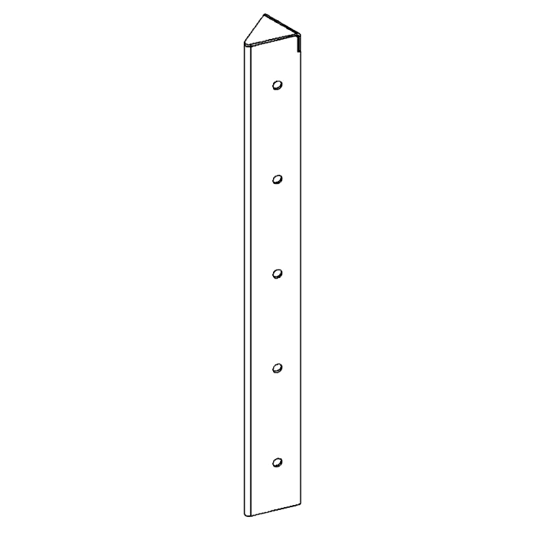 nurgaelement Corten teras 45° 50 cm
