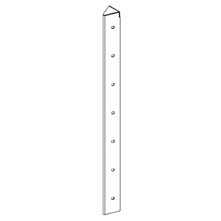 nurgaelement Corten teras 45° 70 cm