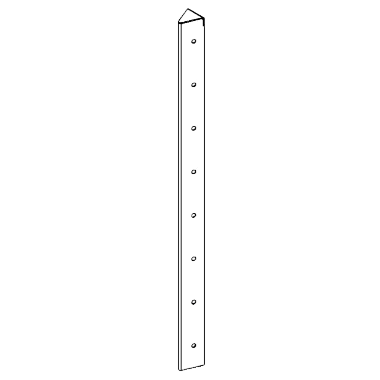 nurgaelement Corten teras 45° 80 cm