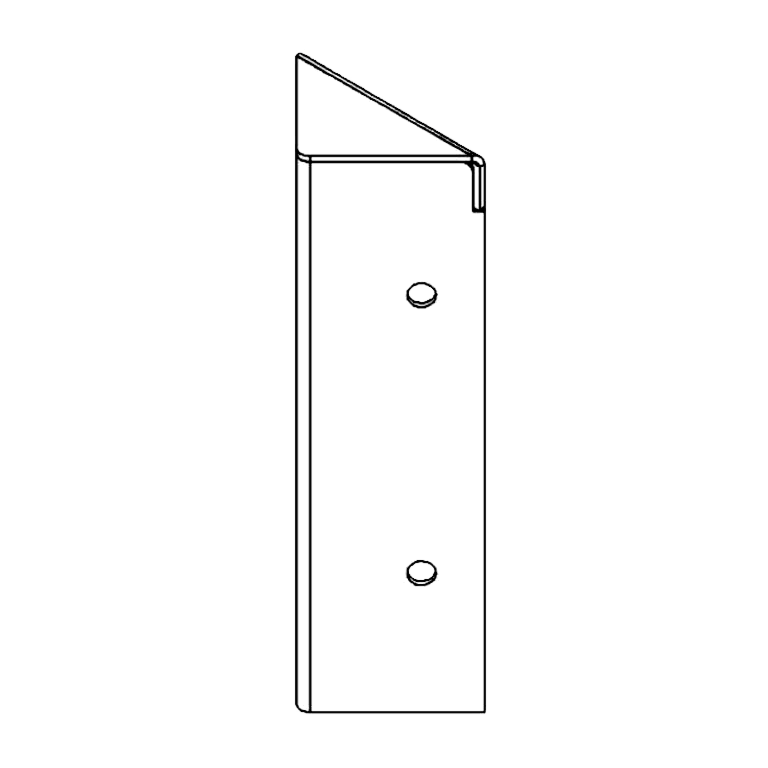 nurgaelement Corten teras 90° 20 cm