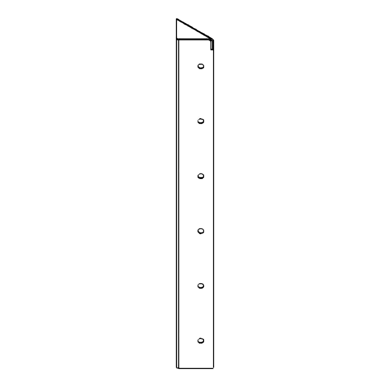 nurgaelement Corten teras 90° 60 cm