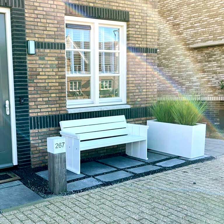 Pulbervärvitud terasest lillekast Texas 40 x 100 cm