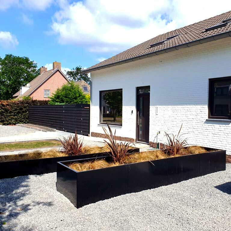 Pulbervärvitud terasest lillekast Texas xxl 480 x 100 cm