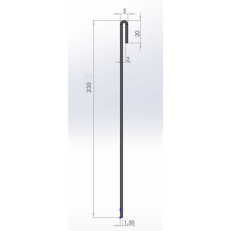 Corteni terasest muruääris tasandatud 23 cm (pikkus 240 cm)
