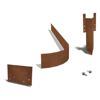 Corteni terasest muruääris tasandatud FLEX 13 cm komplekt 15 meetri kohta