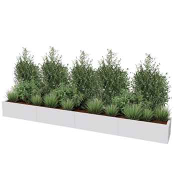 Terasest lillekast XXL - Ristkülik - 320 x 40 x 30 cm - Muu RAL värv - Ilma põhjalauata