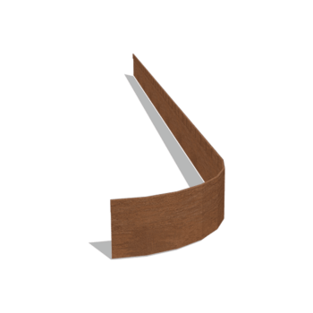 Corteni terasest muruääris tasandatud FLEX 13 cm (pikkus 240 cm)