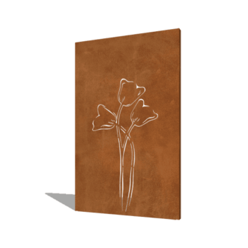 Corteni terasest aia paneel tulp sümmeetriline 120 x 6 x 190 cm