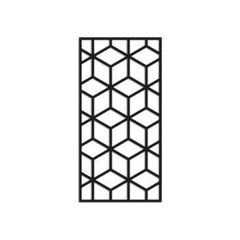 Terasest seinakaunistus - Geomeetriline 2.0 Small - 60 x 30 cm