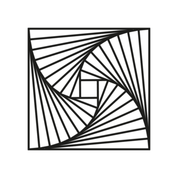 Terasest seinakaunistus - Geomeetriline 3.0 Small - 30 x 30 cm