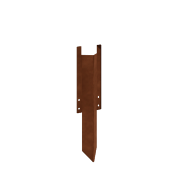 keskmine tugitihvt Corten teras 22 - 25 cm