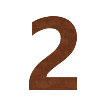 majanumber Corten teras (plaat) 2 - 15 cm