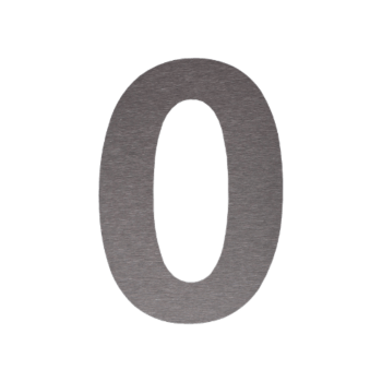 Roostevabast terasest majanumber 0 - 34,6 x 50 cm - Harjatud