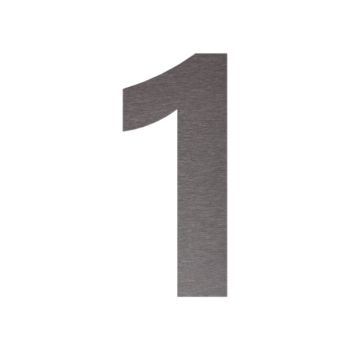 Roostevabast terasest majanumber 1 - 12,9 x 30 cm - Harjatud