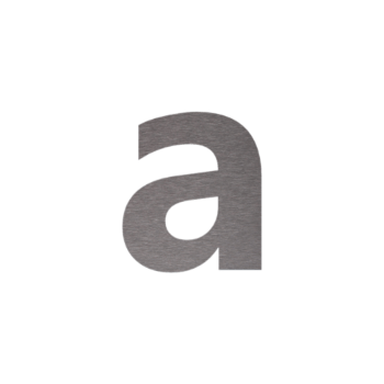 Roostevabast terasest majanumber A - 13 x 15 cm - Harjatud