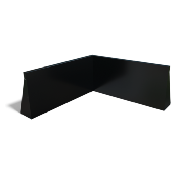 Terasest tugisein - Sisenurk - 100 x 100 x 50 cm - RAL9010 matt (valge)