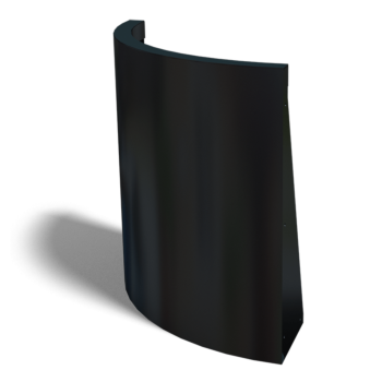 Terasest tugisein - Väline kurv - 50 x 50 x 60 cm - RAL9010 matt (valge)