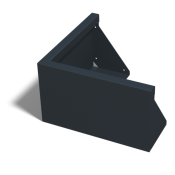 Terasest tugisein - Välinurk - 50 x 50 x 30 cm - Muu RAL värv