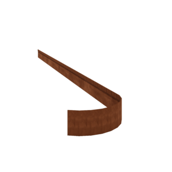 Corten terasest peenraääris - Litsutud FLEX - Kõrgus 13 cm - 150 cm