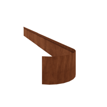 Corten terasest peenraääris - Litsutud FLEX - Kõrgus 23 cm - 150 cm