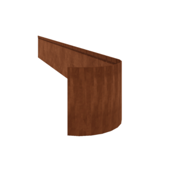 Corten terasest peenraääris - Litsutud FLEX - Kõrgus 35 cm - 150 cm