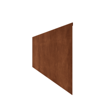 Corten terasest peenraääris - Litsutud - Kõrgus 45 cm - 240 cm