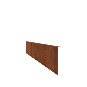 Corten terasest peenraääris - Painutatud - Kõrgus 22 cm - 150 cm