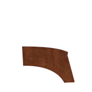 Corten terasest tugisein - Sisemine kurv - 100 x 100 x 60 cm