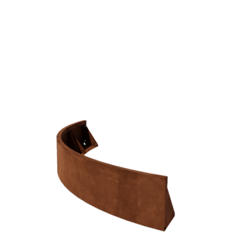 Corten terasest tugisein - Väline kurv - 150 x 150 x 30 cm