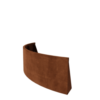 Corten terasest tugisein - Väline kurv - 150 x 150 x 50 cm